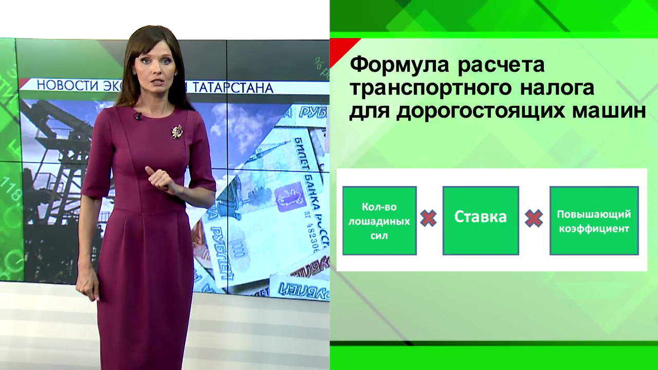 О перечне роскошных легковых автомобилей, по которым расчет транспортного  налога производится с учетом повышающих коэффициентов рассказали зрителям  программы «Новости экономики» | ФНС России | 16 Республика Татарстан